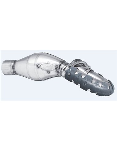 Protector de escape Polisport 4T Armadillo versión corto Gris