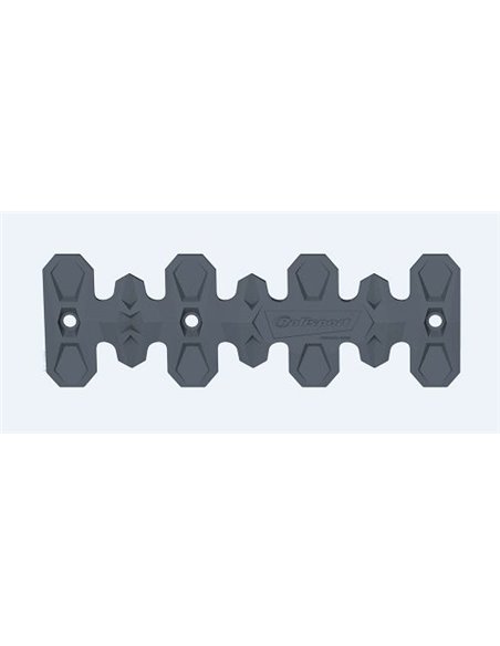 Protector de escape Polisport 4T Armadillo versión corto Gris