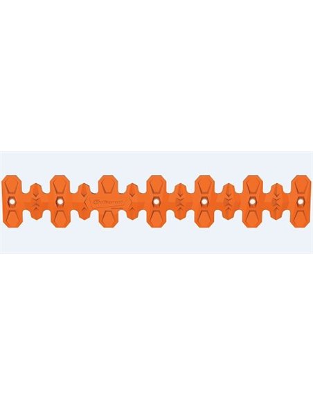 Protector de escape Polisport 4T Armadillo versión largo Naranja
