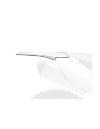 Guardabarros trasero Polisport KAWASAKI KX 85 100 01-13 Blanco