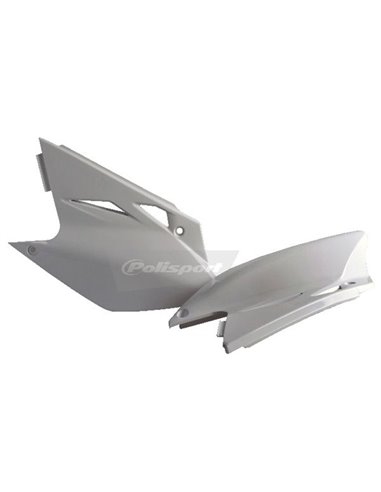 Tapas laterales Polisport KAWASAKI KX 450F 06-08 Blanco