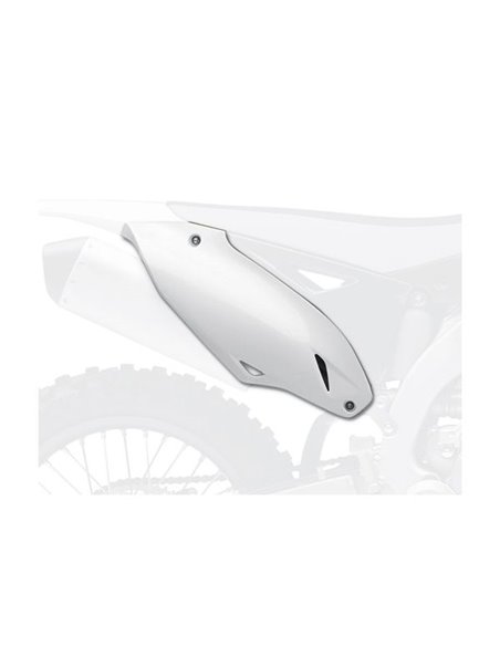 Tapas laterales Polisport KAWASAKI KX 450F 06-08 Blanco