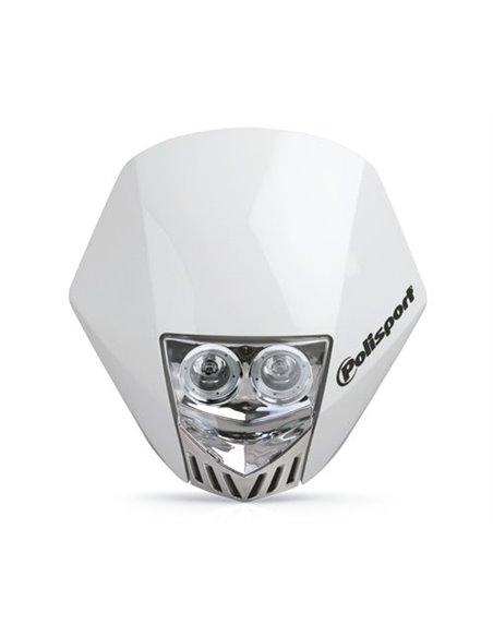 Portafaros Polisport HMX LED Blanco