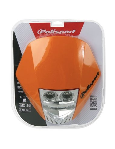 Portafaros Polisport HMX LED Naranja