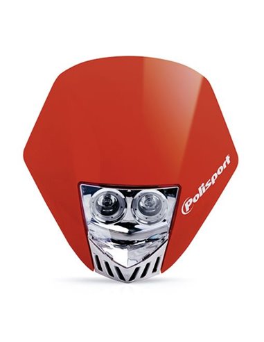 Portafaros Polisport HMX LED Rojo