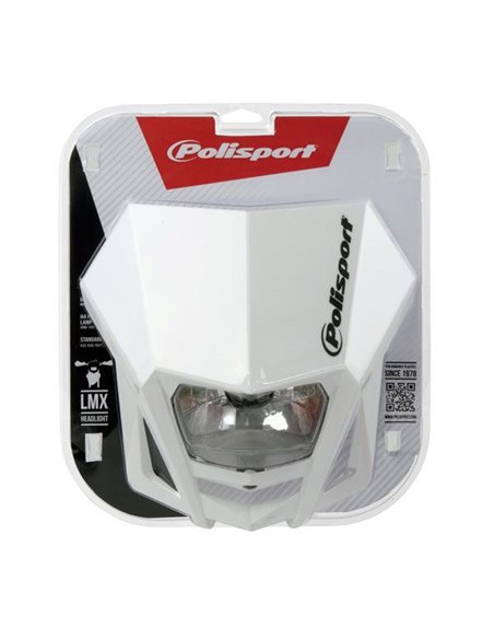 Portafaros Polisport LMX Blanco