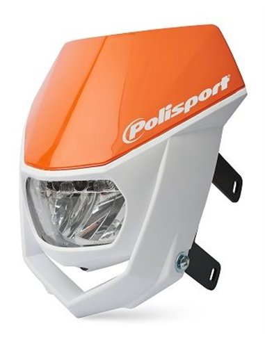 Portafaros Polisport HALO LED Naranja Blanco