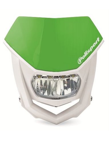 Portafaros Polisport HALO LED Verde Blanco