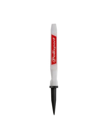 Estaca marcaje de circuito Polisport  Blanco