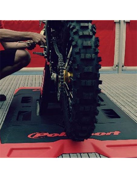 Motopad Polisport Rojo Negro