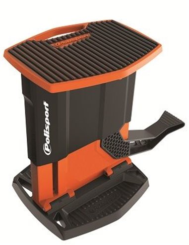 Caballete Polisport elevador Naranja Negro