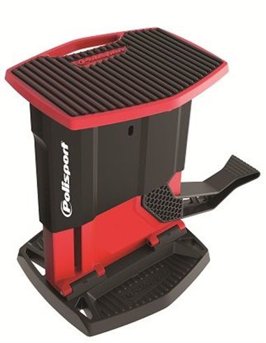 Caballete Polisport elevador Rojo Negro
