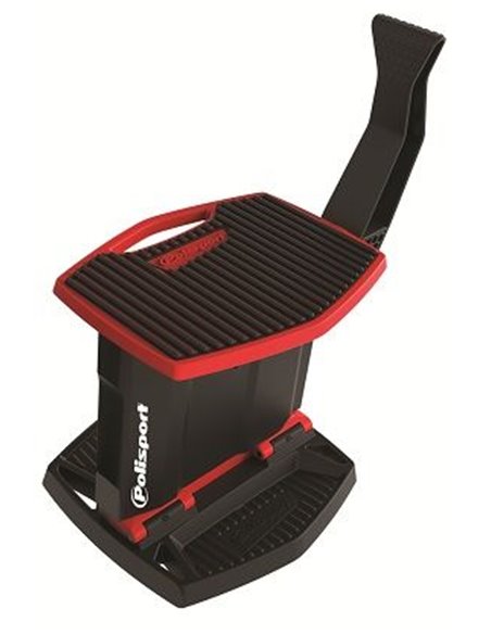 Caballete Polisport elevador Rojo Negro