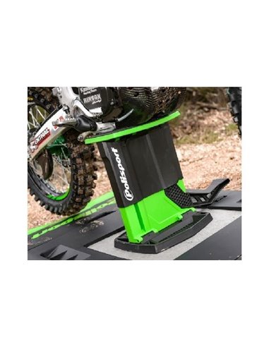 Caballete Polisport elevadorVerde Negro