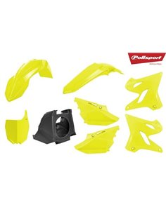 Kit de plástica Polisport RESTYLING YAMAHA YZ 125 250 02-21 estilo 2021 Amarillo Fluor