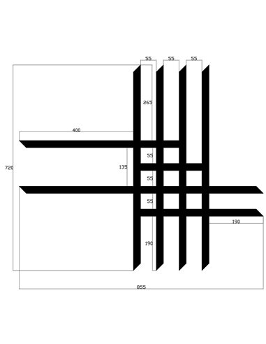 Pack 2 cintas parrillas universales 4x2x4 ROJAS super reforzadas CROSSPRO