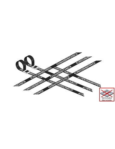 Pack 2 cintas parrillas universal 3x3x3 NEGRAS super reforzadas CROSSPRO