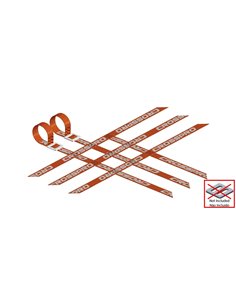 Pack 2 cintas parrillas universal 3x3x3 NARANJAS super reforzadas CROSSPRO