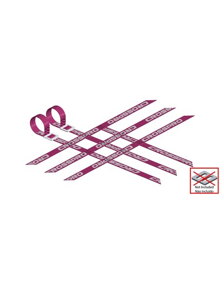 Pack 2 cintas parrillas universal 3x3x3 ROSAS super reforzadas CROSSPRO