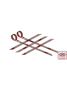 Pack 2 cintas Parrillas Universal 3x2x3 ROJAS super reforzadas CROSSPRO