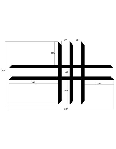 Pack 2 cintas Parrillas Universal 3x2x3 AMARILLAS super reforzadas CROSSPRO