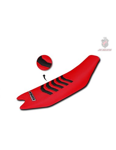 Funda asiento JN SEATS GRIP BETA RR 2T-4T 13-19. XTRAINER 15-20 Rojo Negro