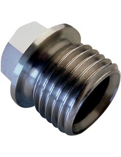 Drain Plug Non-Mag Slvr Moose Racing Hp Dp115
