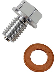 Slvr Moose Racing Hp Magnetic Drain Plug T142081S