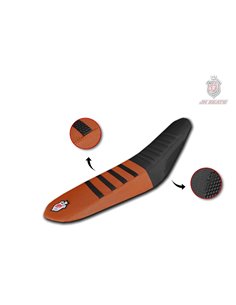 Funda asiento JN SEATS X-GRIP KTM SX SXF 11-15 EXC 12-16 Negro Naranja