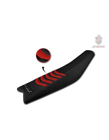 Funda asiento JN SEATS GRIP RIEJU MR MR PRO Negro Rojo