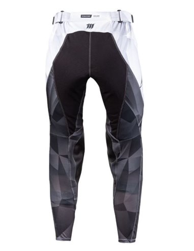 Pantalones 111Racing RAZOR BLACK 111.1 blanco y negro