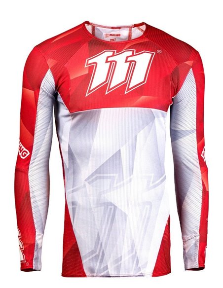 Jersey 111Racing SHARP RED 111.1 rojo y blanco