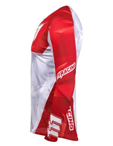 Jersey 111Racing SHARP RED 111.1 rojo y blanco