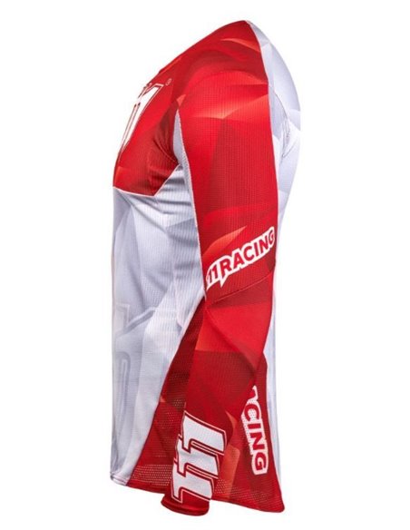 Jersey 111Racing SHARP RED 111.1 rojo y blanco
