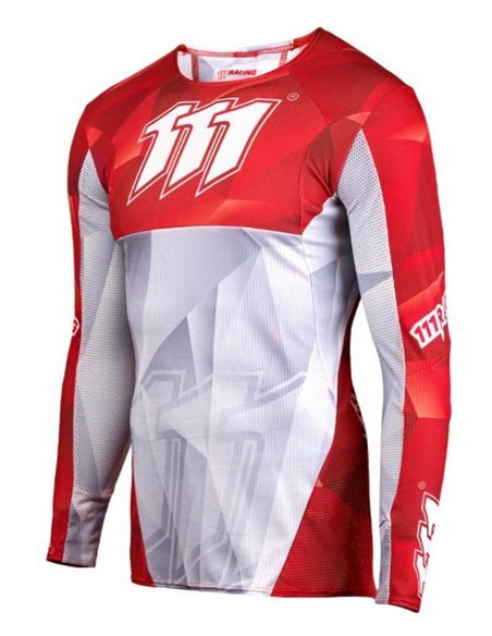 Jersey 111Racing SHARP RED 111.1 rojo y blanco