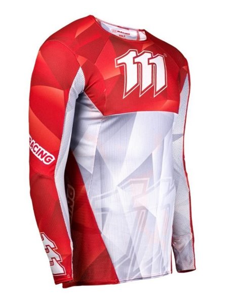 Jersey 111Racing SHARP RED 111.1 rojo y blanco