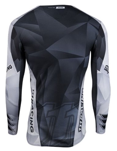 Jersey 111Racing RAZOR BLACK 111.1 blanco y negro