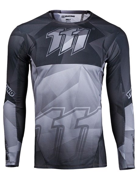 Jersey 111Racing THUNDER GRAY 111.1 gris y negro