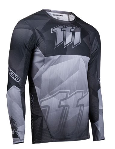 Jersey 111Racing THUNDER GRAY 111.1 gris y negro