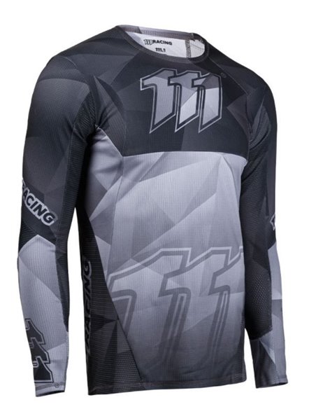 Jersey 111Racing THUNDER GRAY 111.1 gris y negro