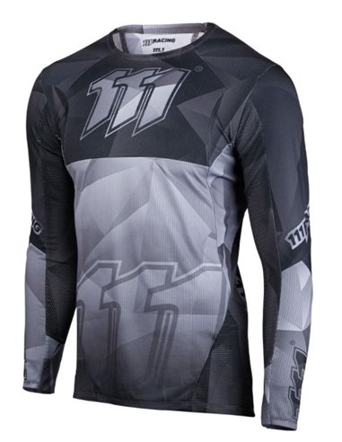 Jersey 111Racing THUNDER GRAY 111.1 gris y negro