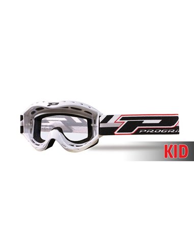 Gafas niño PROGRIP 3101-101 blanco / cristal transparente