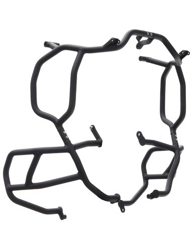 Defensas laterales y de motor trail aluminio pulido CROSSPRO BMW R 1250 GS Adventure 19-24