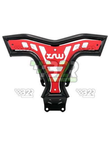 Defensa delantera XRW aluminio X16 NEGRO HONDA TRX 450