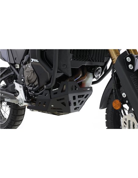 Protector de carter trail aluminio negro texturado CROSSPRO YAMAHA XTZ 700 TÉNÉRÉ Euro 5 21-23