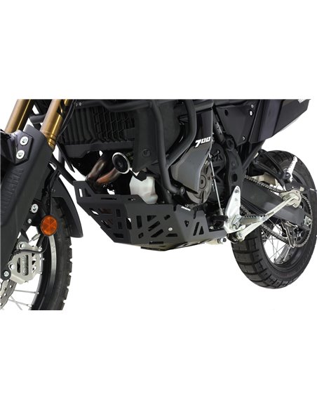 Protector de carter trail aluminio negro texturado CROSSPRO YAMAHA XTZ 700 TÉNÉRÉ Euro 5 21-23