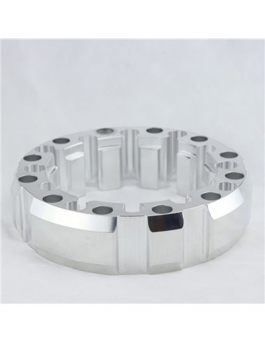 Separadores delanteros CROSSPRO 45mm Pulidos Polaris 4/156/145/137 (no compatible con RZR)