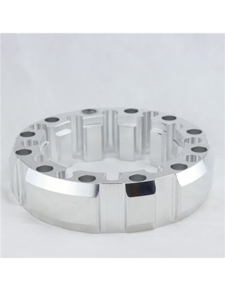Separadores delanteros CROSSPRO 45mm Pulidos Polaris 4/156/145/137 (no compatible con RZR)