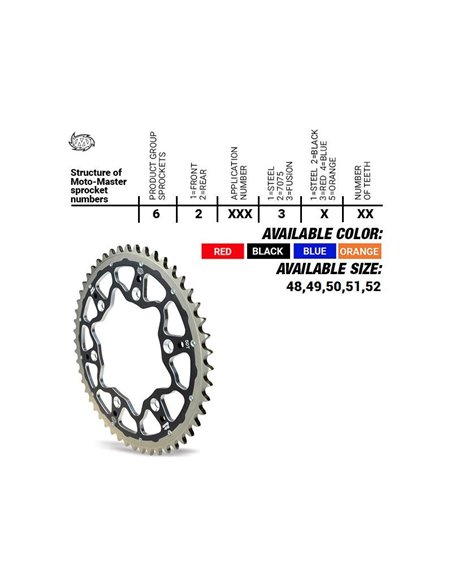 Corona MOTOMASTER FUSION SERIES NEGRO BETA RR 125 250 300 350 390 400 430 450 480 498 500 Xtrainer
