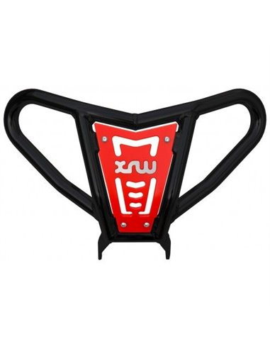 Defensa delantera XRW aluminio X17 NEGRO Y ROJO SUZUKI LTZ 400